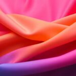 Draping ve germe teknikleri ile kumaş görüntüsü.