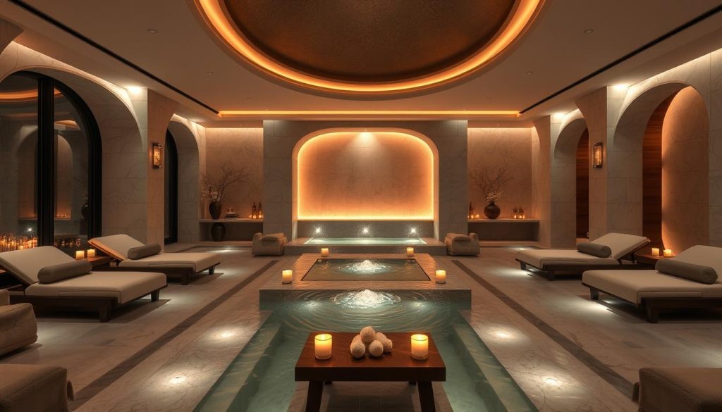 İstanbul masaj hizmetleri - lüks spa ortamında rahatlatıcı atmosfer