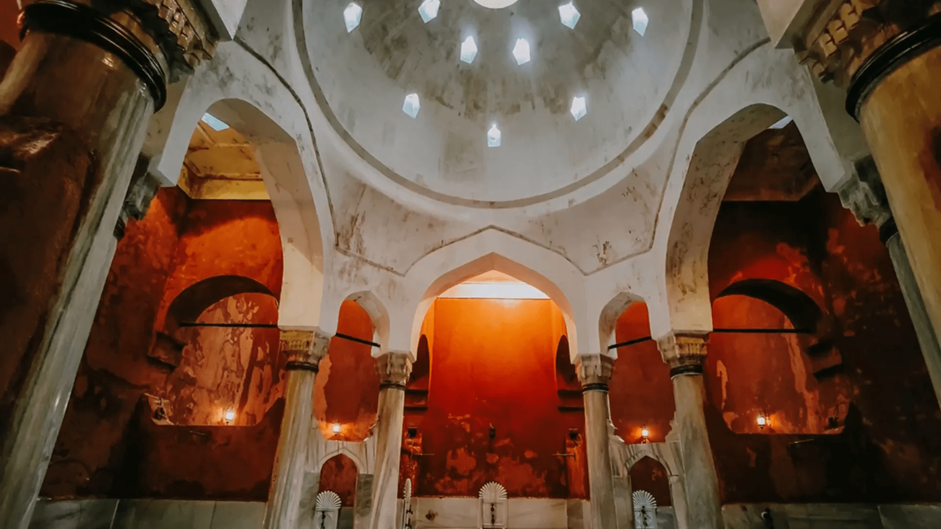 Süleymaniye Hamamı'nın iç mekanı