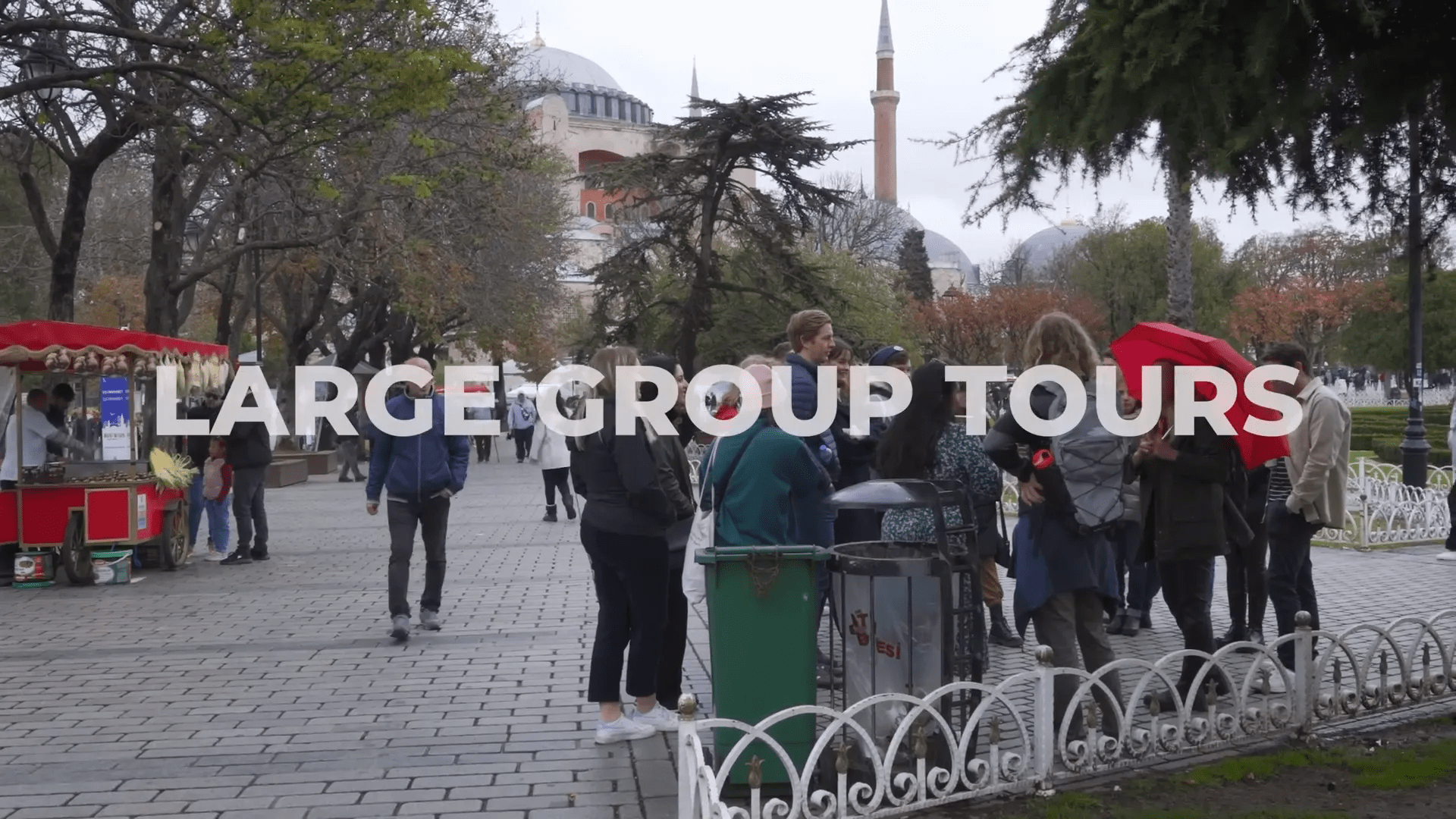 Büyük gruplarla seyahat etmek